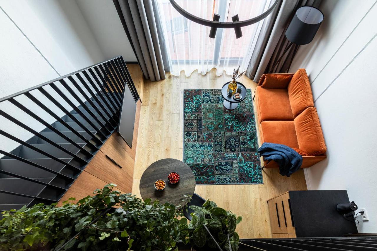Stylish Loft With Terrace Paupys, Old Town Apartment Вилнюс Екстериор снимка